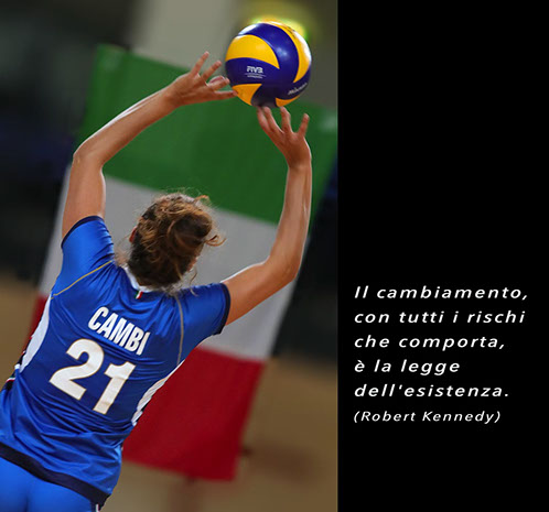 Carlotta Cambi, chiamata in sostituzione dell'infortunata Ofelia Malinov  (Italia pallavolo femminile in preparazione all'Europeo 2017)