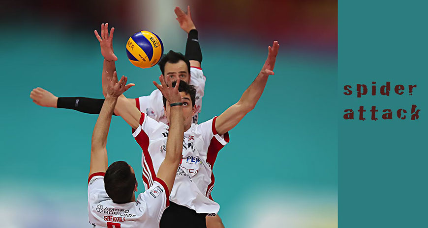 Riccardo Sbertoli, Giorgio De Togni, Nicholas Hoag&nbsp; (Revivre Milano- Top Volley Latina 17 marzo 2017)